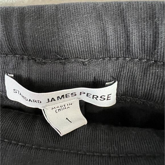 James Perse Pants Soft Drape Black Drawstring Waist Cotton Modal Women 1 S Small - Picture 13 of 16